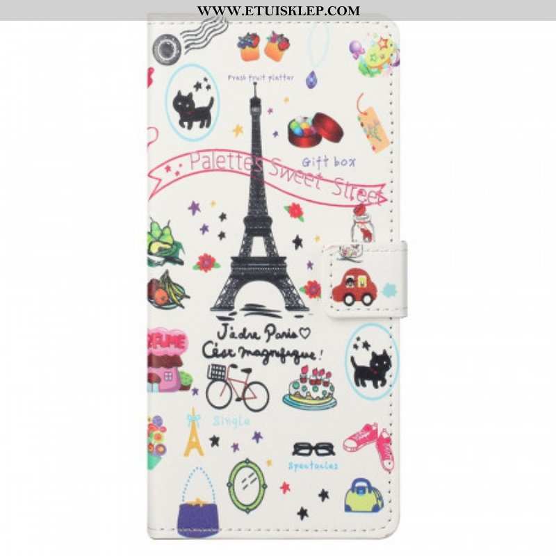 Etui Na Telefon Pokrowce do Samsung Galaxy M23 5G Kocham Paryż